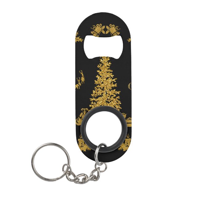 Gold Glitter Christmas, Merry Christmas  (Front)