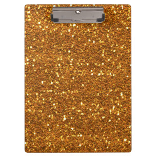 Gold glitter Clipboard