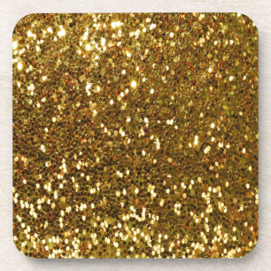 Gold Glitter Coaster