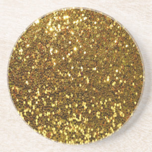 Gold Glitter Coaster