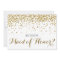 Gold Glitter Confetti Will you be my Maid of Honou