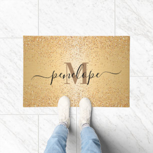 Gold Glitter Doormat
