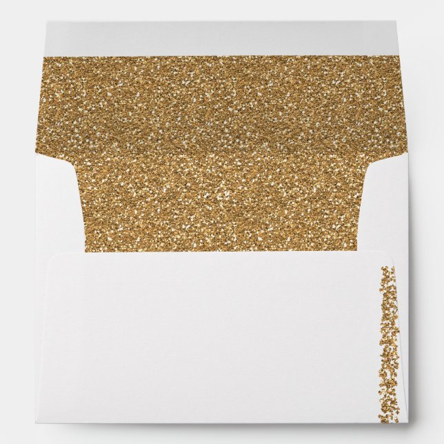 Gold Glitter Envelope (Back (Bottom))