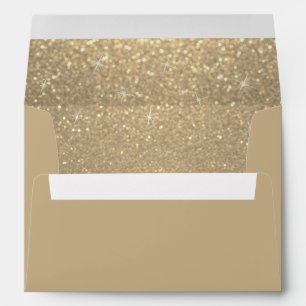 Gold Glitter Envelope