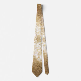 Gold Glitter Fashion Money Sparkle Glimmer Bling Tie