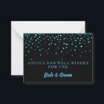 Gold Glitter Faux Foil Wedding Advice Card<br><div class="desc">This is Blank Elegant Gold Glitter Faux Foil Wedding Advice Card  Business Card. This card featuring is gold glitter. It is perfect as wedding place cards,  business cards and more. Click on the customise it button to personalise the design.</div>