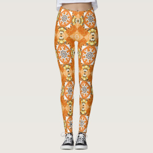 Gold Glitter Fishnet: Sparkling Seamless Leggings