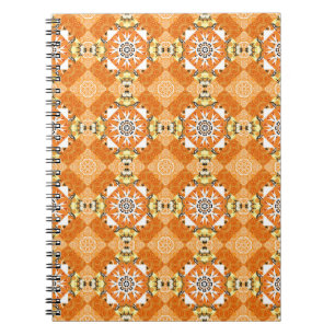 Gold Glitter Fishnet: Sparkling Seamless Notebook