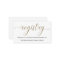Gold Glitter Gift Registry Enclosure Card