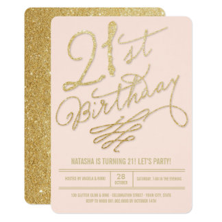 21st party invitations