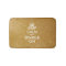 Gold glitter keep calm and sparkle on bath mat