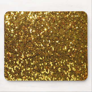 Gold Glitter Mouse Pad