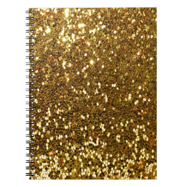 Gold Glitter Notebook (Front)