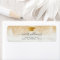Gold Glitter Ombre Graduation Return Address