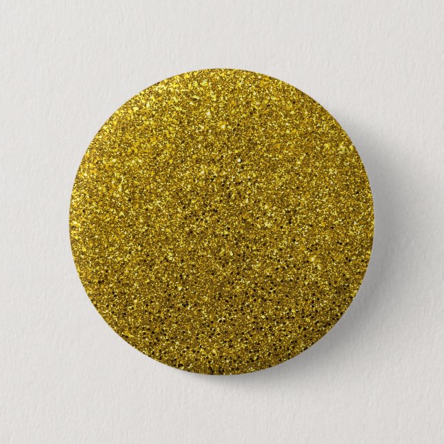 Gold Glitter Pattern 6 Cm Round Badge (Front)