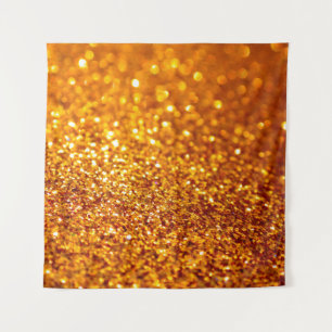 Gold Glitter Pattern Tapestry