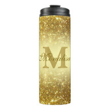 gold glitter personalised