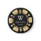 Gold Glitter Poker Chip Casino Wedding Party Favou