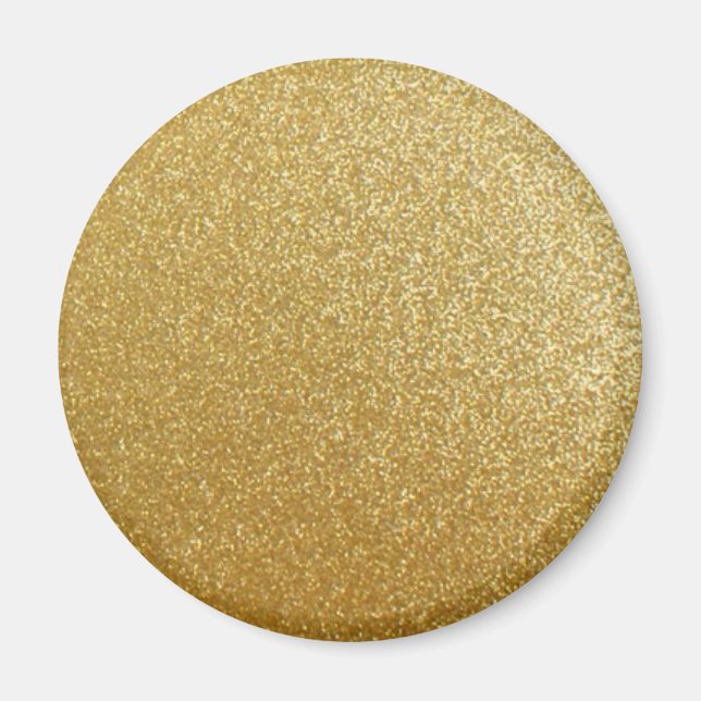 GOLD GLITTER PRINT MAGNET (Front)