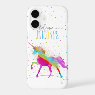 Gold Glitter Rainbow Unicorn