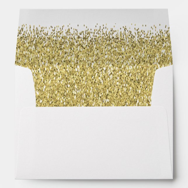 Gold Glitter Shimmer Envelopes (Back (Bottom))