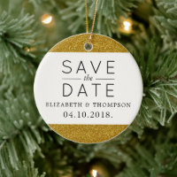 Gold Glitter, Shiny Glitter, Save The Date