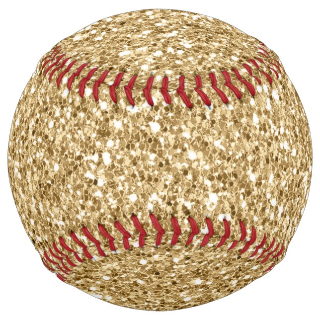Gold Glitter Softball (Front)