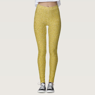 Gold Glitter, Sparkle, Glitter Background Leggings