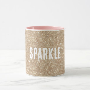 Gold Glitter Sparkle Mug