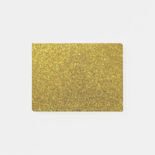 gold glitter sparkle school work post it notes