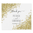 Gold Glitter Sparkling Wine Bottle Labels