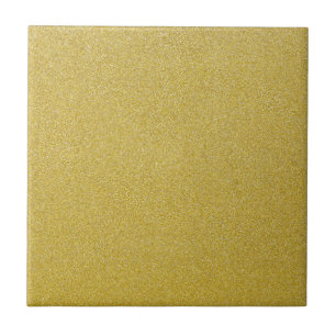 Gold Glitter, Sparkly, Glitter Background Ceramic Tile