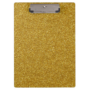 Gold Glitter, Sparkly, Glitter Background Clipboard