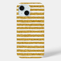 Gold Glitter Stripe