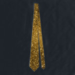 Gold Glitter Tie<br><div class="desc">Jazz up your suit with gold glitter! You can have this design with either the glitter on both sides or just the front. Edit it how you want inside the listing... </div>