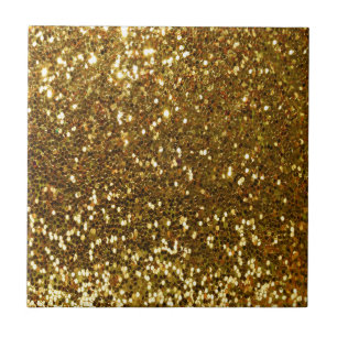 Gold Glitter Tile