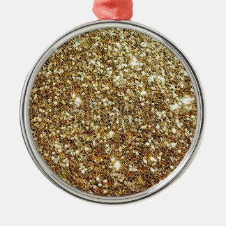 Gold Glitter to Customize Metal Ornament