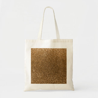 Gold glitter tote bag