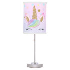 Gold Glitter Unicorn Personalised Nursery Rainbow