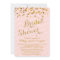 Gold Glittering Confetti Bridal Shower Invite