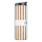 Gold Glittery Striped Custom Thermal Tumbler
