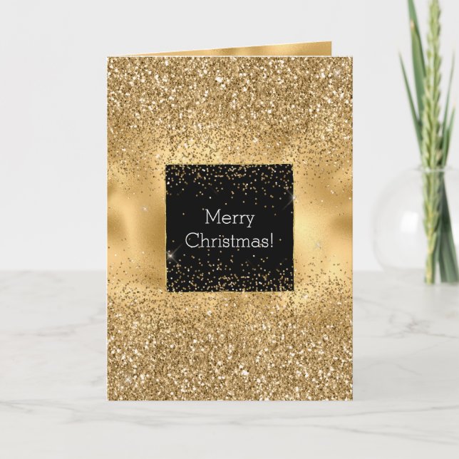 Gold Glitz Card (Front)