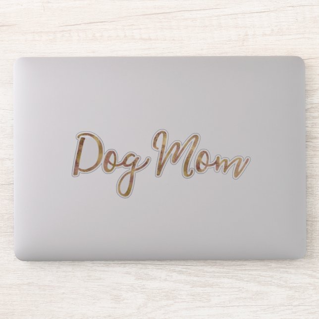 Gold Glitz Dog Mum (Computer)