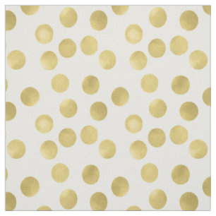 Gold Glitz Dots Fabric