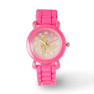 Gold Glitz Pink Ombre Unicorn Watch