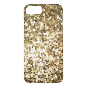 Gold Glitz Sparkles iPhone 8/7 Case