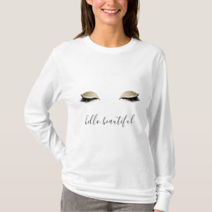Gold Glitzy Eyes T-Shirt