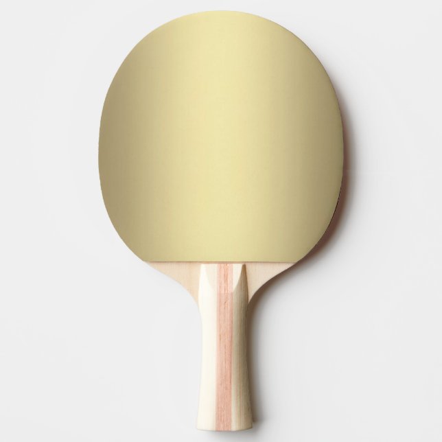 Gold Glow Ping Pong Paddle (Front)