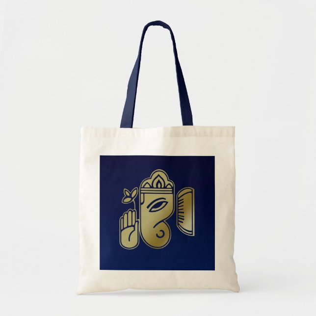 Gold Goddess Ganesha - Budget Tote Bag (Front)