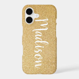 Gold Golden Classic with White Custom Name Text